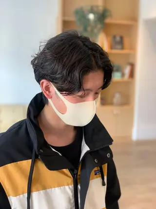 ミディアム メンズ 🌿パーマ大好評 メンズヘア🌿ワタルのヘアスタイル