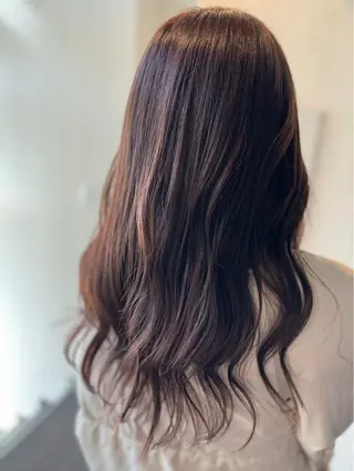 ロング カラー 髪質改善ヘアエステ AInoa RUANA 青山所属・✨️髪質改善 ミヤケのヘアスタイル