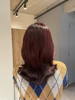 パーマ 葉月/ボブ/ 透明感カラー／中目黒のヘアスタイル