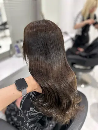 ミディアム カラー ♡上品韓国髪♡ブラ ウン/SAYATOのヘアスタイル