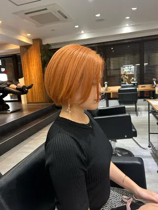 ショート カラー ENA💗NEXT /ハイトーンエクステのヘアスタイル