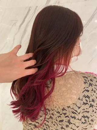 ロング カラー 東 大貴のヘアスタイル