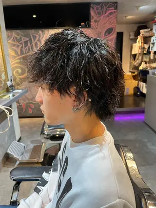 ショート パーマ Sparks hair所属・グリ モンのヘアスタイル