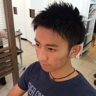 ショート メンズ 似合わせ/代表 髪質改善/山田将大のヘアスタイル