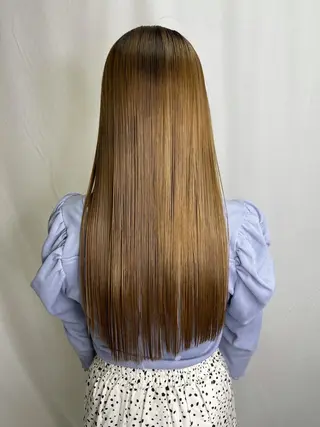 ロング パーマ 髪質改善/縮毛矯正 /ブリーチ矯正/岡部のヘアスタイル