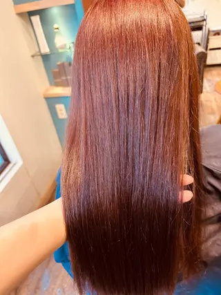 ロング 谷 未来美のヘアスタイル