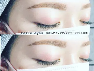 アイブロウ Belleeyes_ kubotaのマツエク・マツパデザイン