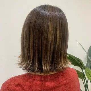 ミディアム SALOWIN    銀座RAY 2所属・yamashika honokaのヘアスタイル