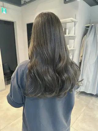 ロング カラー KURO/韓国ヘア /レイヤーカットのヘアスタイル