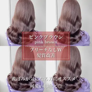 ロング 渋谷🥇透明感カラー 特化美容師のヘアスタイル