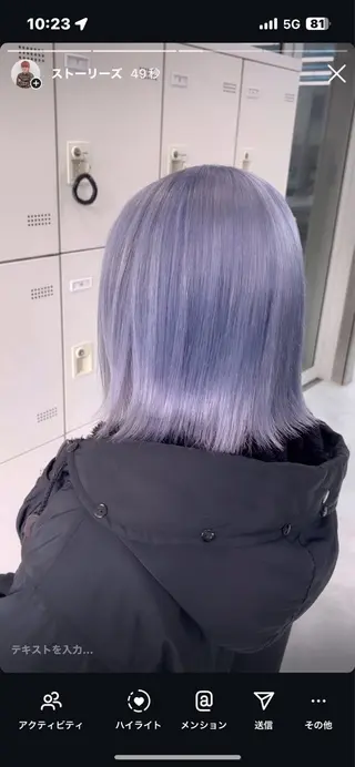 ミディアム カラー kazuki /韓国 juicyな暖色🍑のヘアスタイル