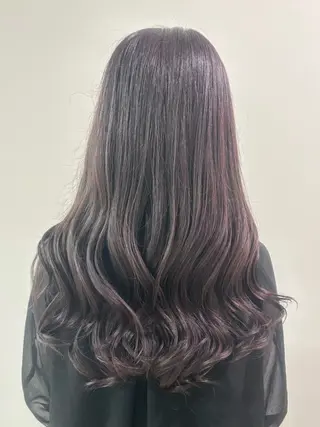 ロング カラー 古川 琴美のヘアスタイル