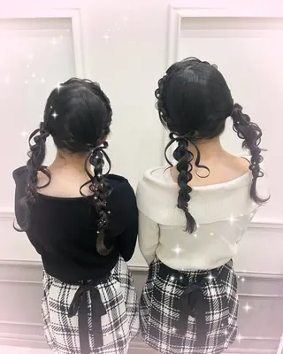 ロング ヘアアレンジ lien ヒジリのヘアスタイル