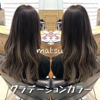 ロング MATSU 🌟韓国🇰🇷のヘアスタイル