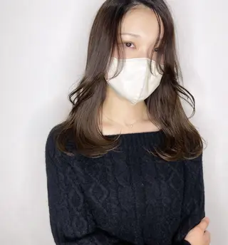セミロング 剣持友希/ifh iizuka/高崎のヘアスタイル