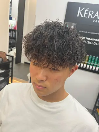 パーマ men'slapis YUTOのヘアスタイル