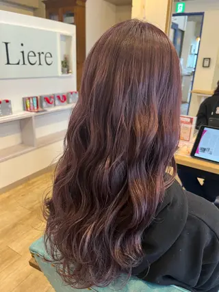 ロング カラー ヘアアレンジ 【lyann表参道】 大内優衣のヘアスタイル