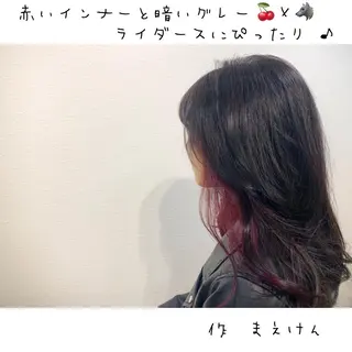 ロング カラー 前田 健太のヘアスタイル