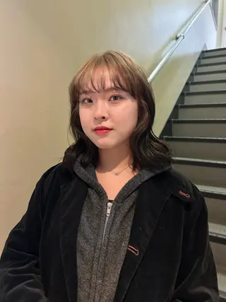 セミロング カラー ☕️結【suii.】 ボブ/ヘアセット☕️のヘアスタイル