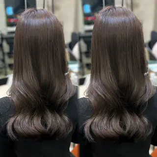 セミロング ANLY. 明治神宮前所属・アレンジ/暖色カラー 🐇🤍もものヘアスタイル