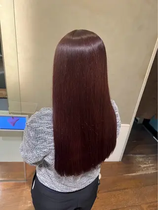 ロング カラー 小嶋 菜央のヘアスタイル
