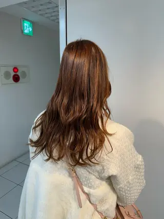 ロング 銀座✨綺麗になれる ストレート✨中山蓮のヘアスタイル