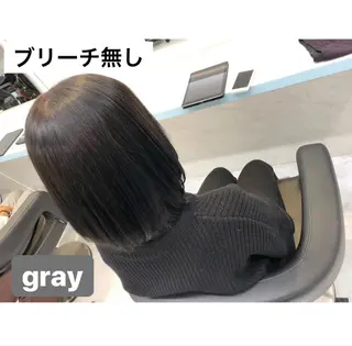 ショート カラー パーマ ヘアアレンジ ♡透け感カラー 大賀哲平♡のヘアスタイル