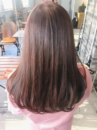 ロング カラー 代表 中島貴志のヘアスタイル