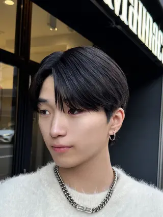 メンズ 🚨メンズ曲がる 縮毛矯正りおん🚨のヘアスタイル