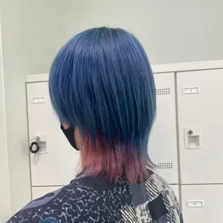 ショート カラー 🌼リナ🌼赤み消し オリーブ/ブラウンのヘアスタイル