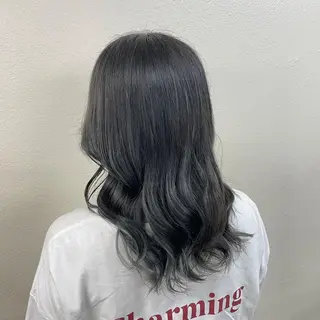 ミディアム パーマ ヘアアレンジ 💕上野美容師☁ ブリーチ💖サワのヘアスタイル