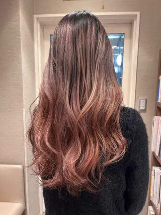 ロング カラー dogstar小林諒 レイヤー/パーマのヘアスタイル