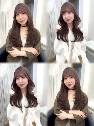 ロング カラー ♡ParveMix 花房 菜乃♡のヘアスタイル