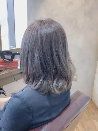 ミディアム カラー ✨️美髪矯正×似合わ せ艶カラー✨藤田透のヘアスタイル