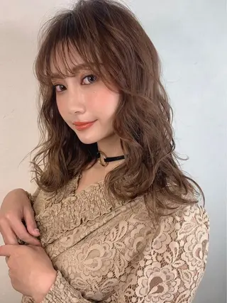 ミディアム 韓×中くびれヘア💋 髪質改善宇塚元哉💓のヘアスタイル