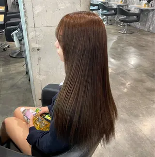 カラー 🤍ベージュ/透明感 韓国ヘア/まりん🤍のヘアスタイル