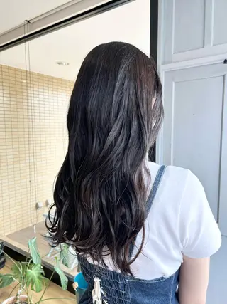ロング カラー 堀 望美のヘアスタイル