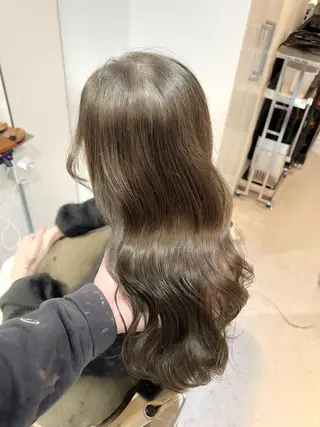 セミロング カラー ヘアアレンジ ✨韓国/外国人風✨ 江原巧のヘアスタイル