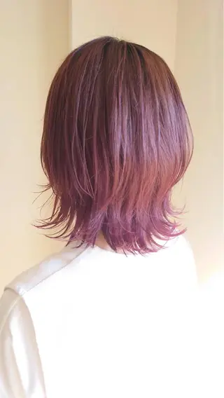 カラー 武村美咲/ 暖色/艶カラーのヘアスタイル