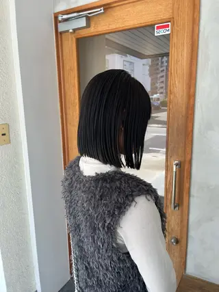 ショート カラー ロエ平尾山荘所属・大人ショート/メンズ /平尾/薬院/綜一郎のヘアスタイル