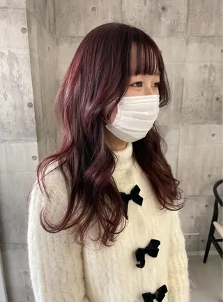 ロング カラー 錦 茉李 @lm.mari03のヘアスタイル