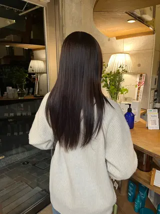 ロング カラー 🌱ぱっつとボブカ ット🌱/Ryotaのヘアスタイル