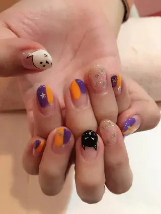 ネイル あ きのネイルデザイン