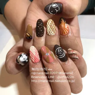 ネイル 廣瀬 真奈美のネイルデザイン