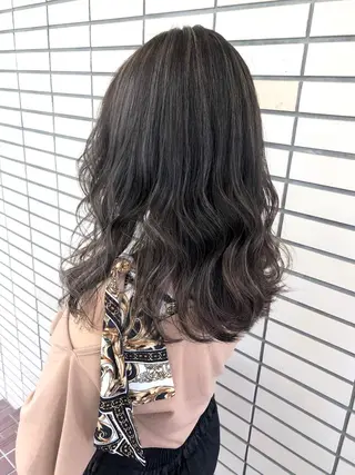 セミロング カラー 2nd所属・🤍2nd🤍田所 美希のヘアスタイル
