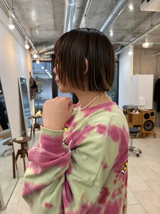 ショート NOUN所属・eri kinjoのヘアスタイル