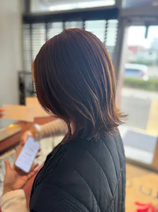 ミディアム モダンクラフト新田東店所属・高野 春菜のヘアスタイル