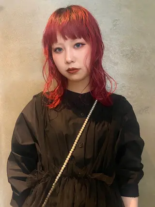 ミディアム カラー nambu-GARDEN所属・上田 昂雅のヘアスタイル