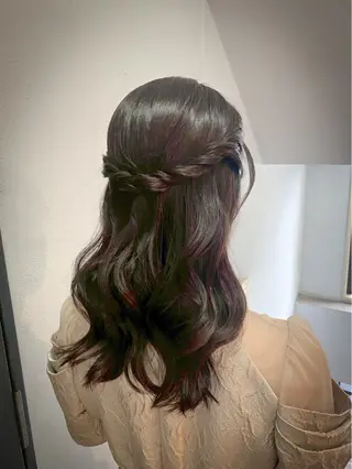 ヘアアレンジ iLuce所属・hair make もりした ゆうのヘアスタイル