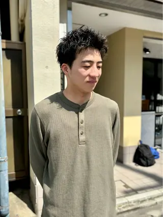 メンズ darts所属・マツダ レンのヘアスタイル